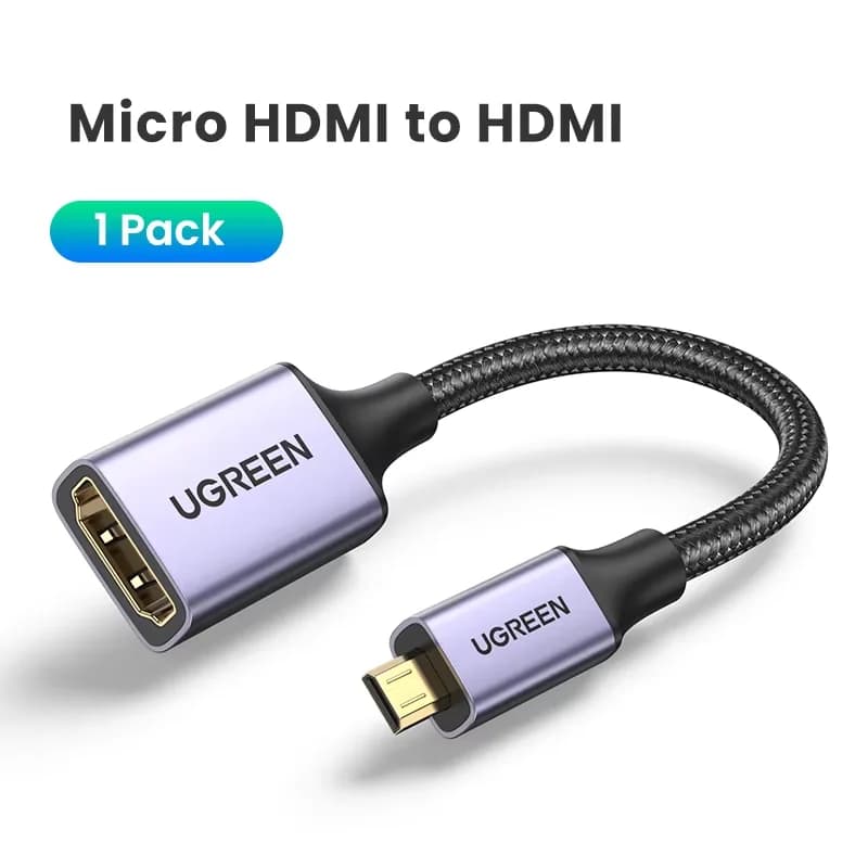 كابل محول Micro HDMI إلى HDMI بدقة 4K