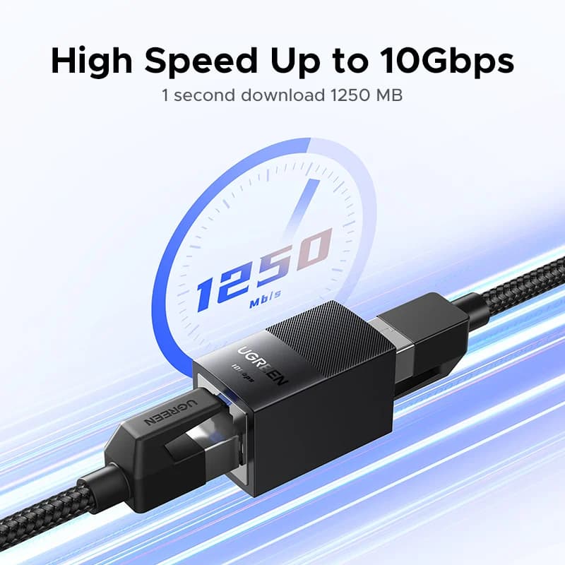 موسع شبكة Ethernet RJ45، 10Gbps