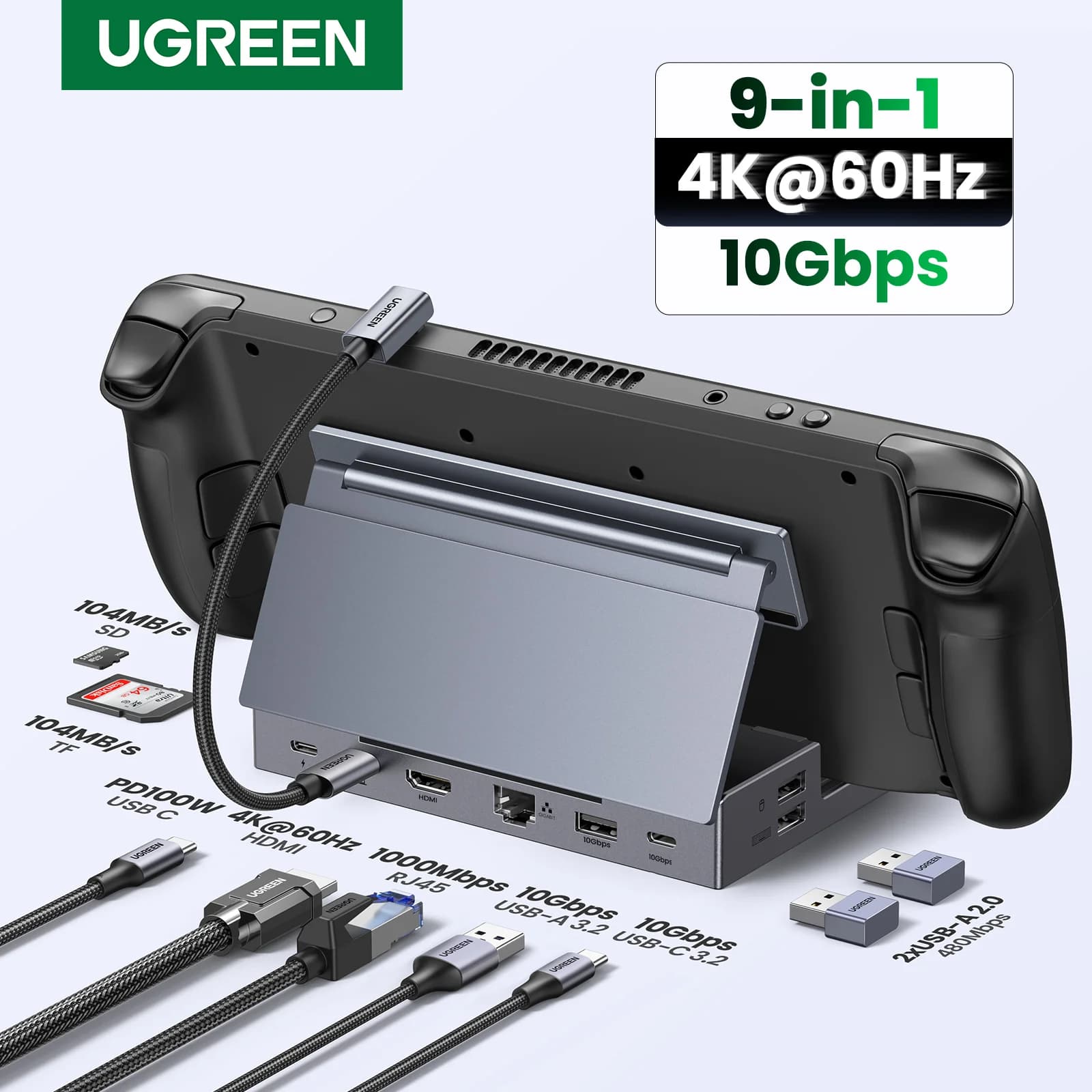 محطة ربط Steam Deck مع HDMI