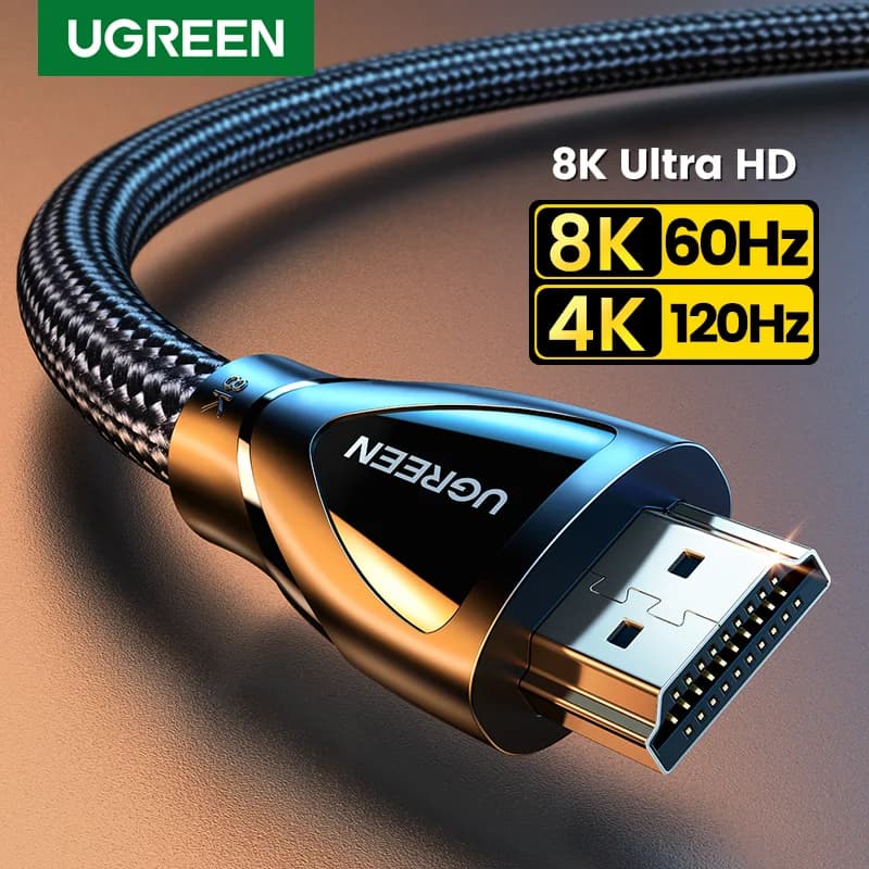 كابل HDMI 2.1، يدعم دقة 8K بمعدل 60Hz و4K بمعدل 120Hz