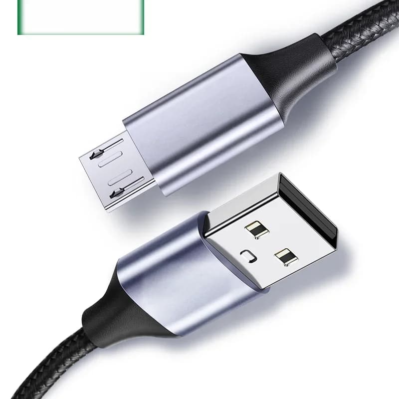 كابل شحن سريع مايكرو USB مضفر من النايلون