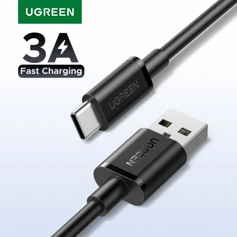 كابل من USB-A إلى USB-C، 3A، 0.25-3 متر