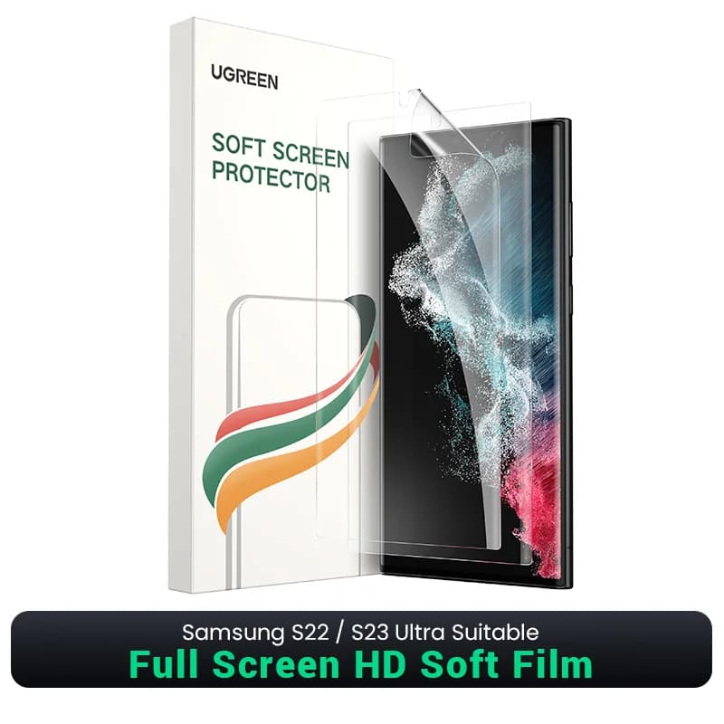 حزمة من قطعتين واقي شاشة هيدروجيل لغالاكسي S23/S22