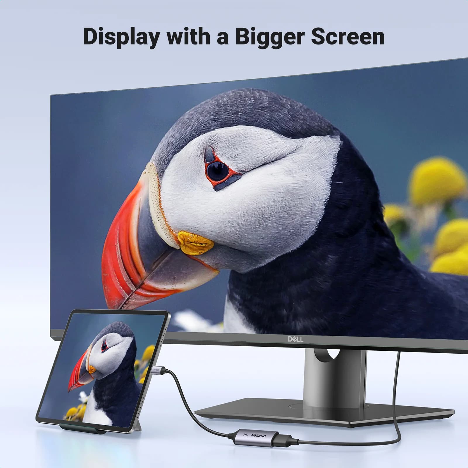 كابل محول من USB-C إلى DisplayPort 1.4 بدقة 8K