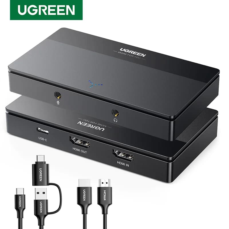 بطاقة التقاط فيديو من HDMI إلى USB بدقة 4K و60Hz