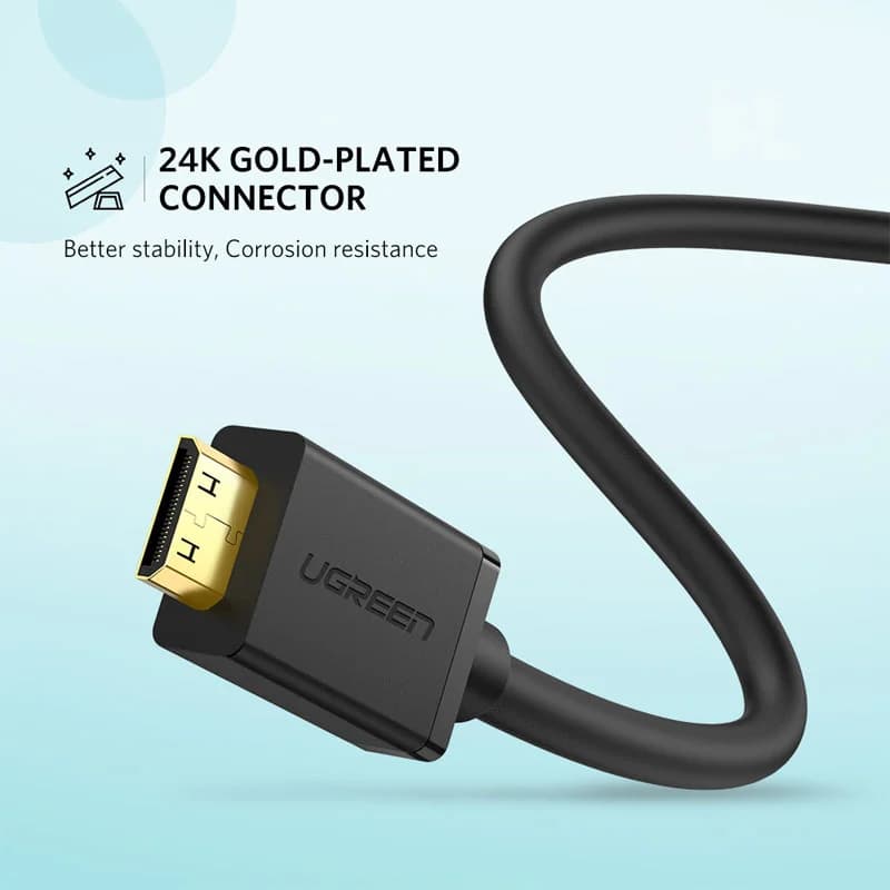 كابل محول Mini HDMI إلى HDMI قياسي بدقة 4K