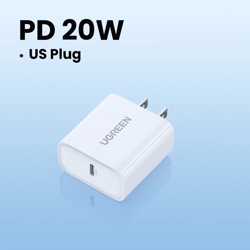 شاحن حائط USB-C بقدرة 20 واط، QC4.0 PD
