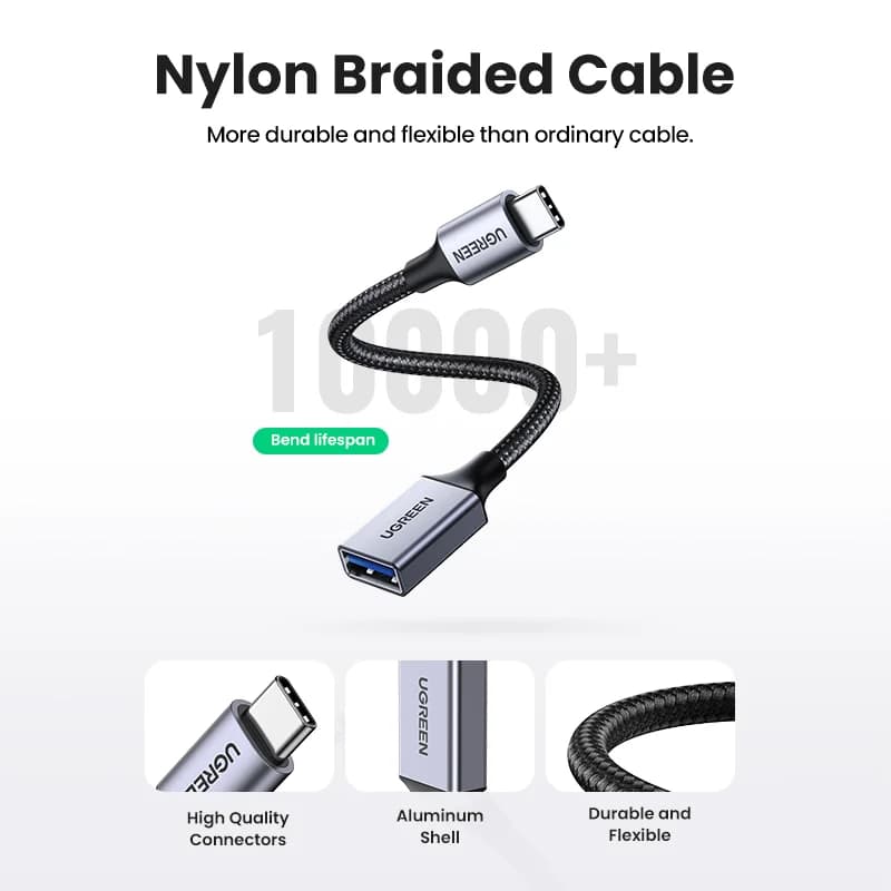 محول بيانات OTG من USB-C إلى USB 3.0
